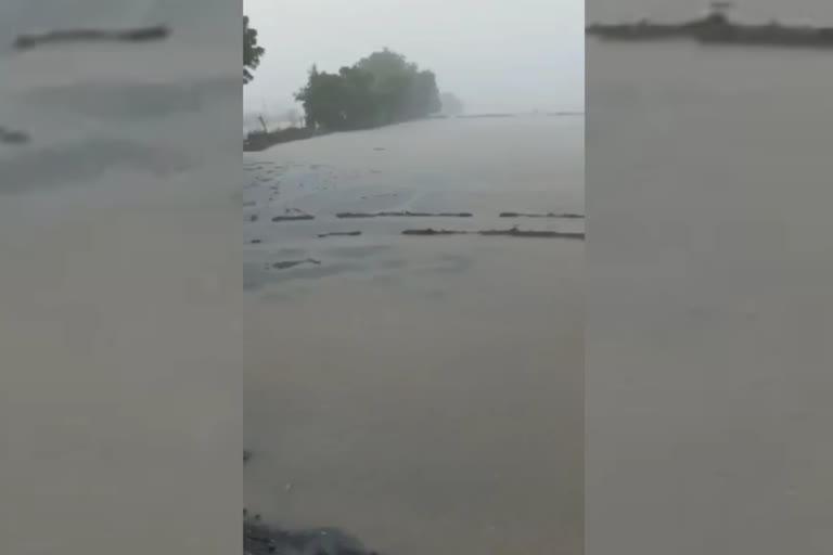 river Of Bhavnagar are flooded with rain water