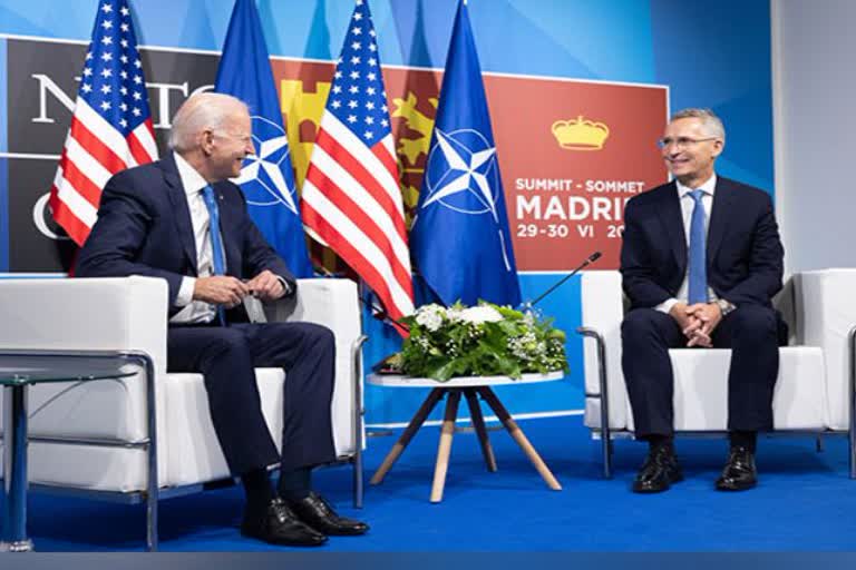 NATO Secretary General Jens Stoltenberg and US President Joe Biden