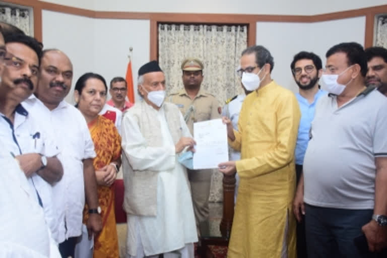 CM Thackeray submits resignation to Governor