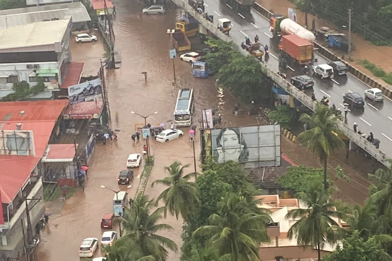 Heavy rain in Mangaluru, Subrahmanya train service cancelled from Mangaluru, Rain water stock in road at Mangaluru, Mangaluru rain news, ಮಂಗಳೂರಿನಲ್ಲಿ ಭಾರೀ ಮಳೆ, ಮಂಗಳೂರಿನಿಂದ ಸುಬ್ರಹ್ಮಣ್ಯ ರೈಲು ಸಂಚಾರ ರದ್ದು, ಮಂಗಳೂರಿನ ರಸ್ತೆಯಲ್ಲಿ ನಿಂತ ಮಳೆ ನೀರು, ಮಂಗಳೂರು ಮಳೆ ಸುದ್ದಿ,