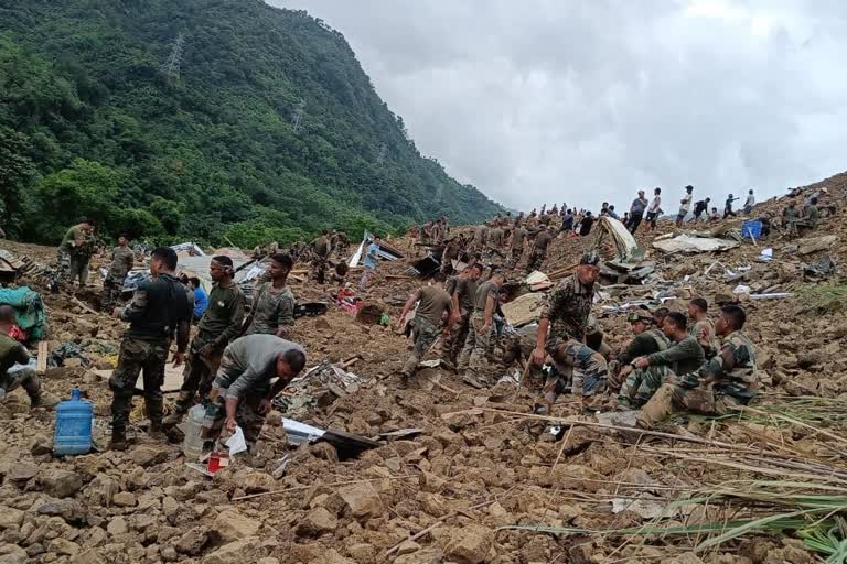 Manipur Tupil railway landslides