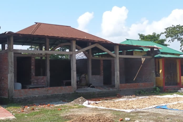 primary class room demolished to build temple sparks controversy in jalpaiguri