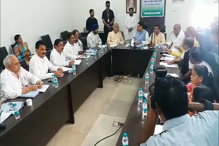 Chhattisgarh Congress Working Committee meeting