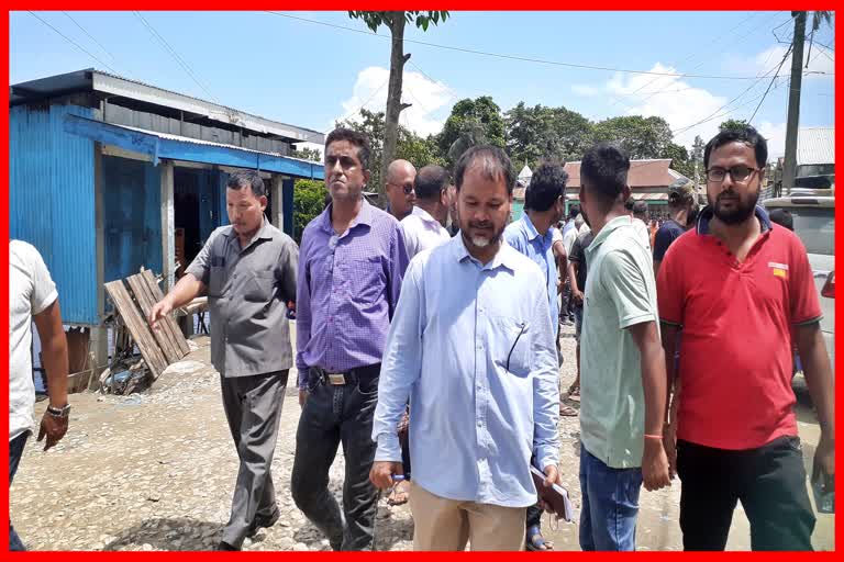 Akhil Gogoi Visit Flood affected area of Nalbari