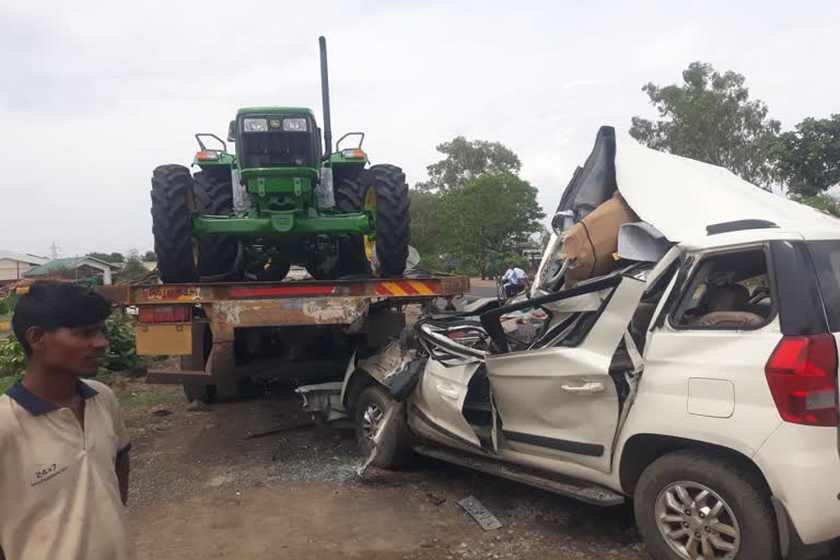 Traumatic accident on Indore Bhopal highway in Sehore