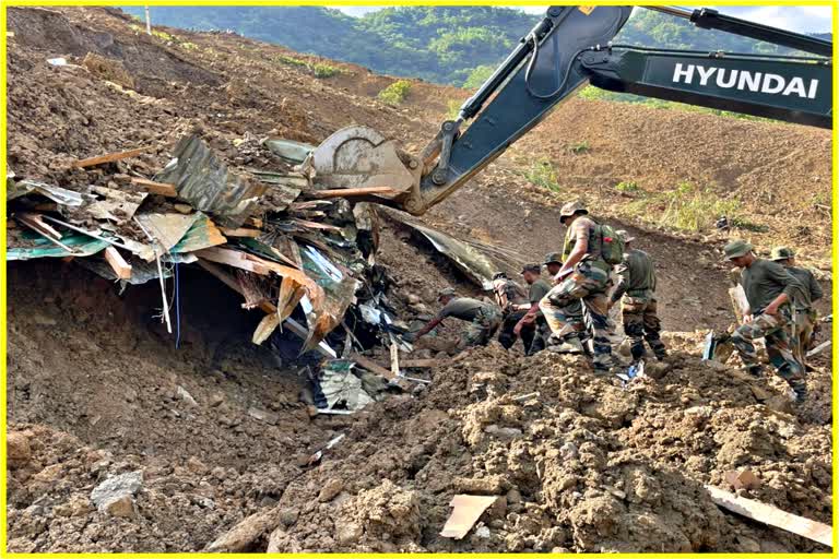 Many people missing after a massive landslide hit in Manipur