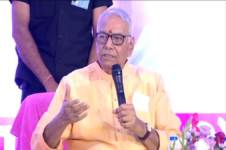 Yashwant Sinha Comments on Modi in Hyderabad meeting