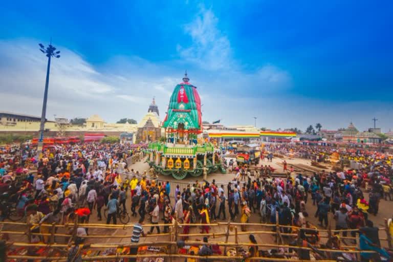 7 lakh people throng Puri to celebrate Ratha Jatra after 2 years  jagannath rath yatra 2022  Puri Jagannath Rath Yatra held in Odisha  Puri Jagannath Temple Rath Yatra held in Odisha  പ്രസിദ്ധമായ പുരി ജഗന്നാഥ രഥയാത്ര പ്രൗഢഗംഭീരമായി നടന്നു  പുരി ജഗന്നാഥ ക്ഷേത്രം രഥയാത്ര  പുരി ജഗന്നാഥ രഥജാത്ര  രഥജാത്ര മഹോത്സവം  Ratha Jatra puri  പുരി രഥയാത്ര 2022