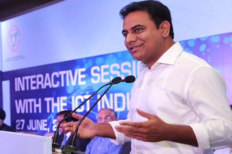 Irani Tea' while in Hyderabad  Telangana Minister KTR mocks at BJP leaders  Telangana Minister KTR mocks at BJP leaders  ഹൈദരാബാദിലെത്തിയ ബിജെപി നേതാക്കളെ പരിഹസിച്ച് കെടിആര്‍  ഹൈദരാബാദില്‍ വാട്ട്‌സ്ആപ്പ് സർവകലാശാലയുടെ എക്‌സിക്യൂട്ടീവ് കൗൺസിൽ യോഗം