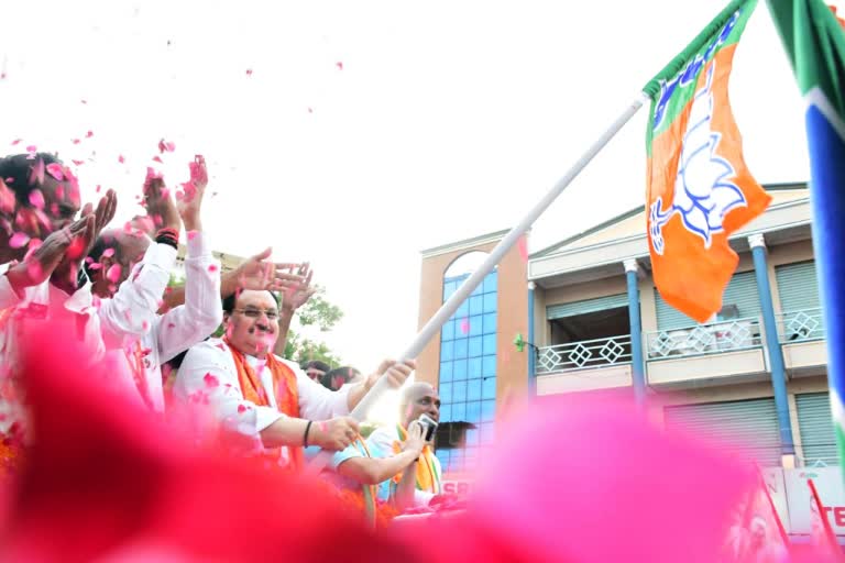 J P Nadda in Telangana