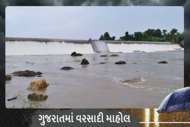 Rain in Junagadh: પ્રથમ વરસાદે જ જૂનાગઢના આણંદપુર ડેમને કર્યો ઓવરફ્લો