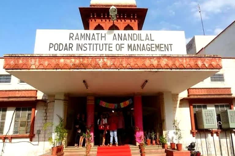 Entrance examination in RA Podar institute of Management