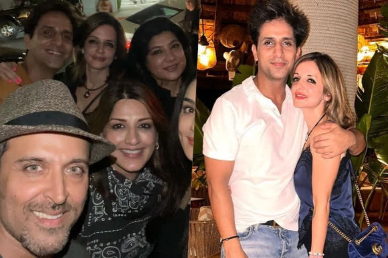 hrithik roshan sussanne khan party in LA