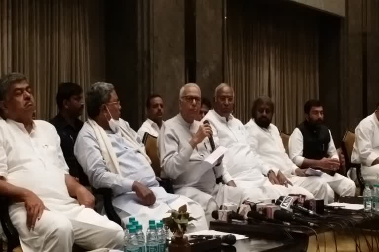 Opposition candidate Yashwant Sinha spoke in Bangalore