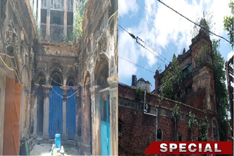 Bad condition of Kolkata Notto Company House due to lack of renovation