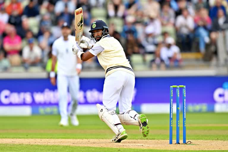 birmingham test match  ENG v IND 5th Test  Bowlers help India gain vital lead  Cheteshwar Pujara s unbeaten half century  cheteshwar pujara  jusprit bumrah  चेतेश्वर पुजारा  एजबेस्टन टेस्ट  भारत बनाम इंग्लैंड टेस्ट