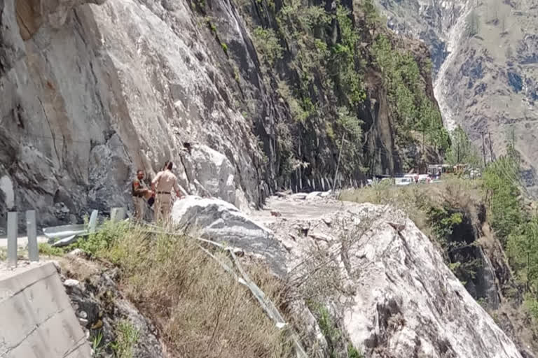 landslide in Kinnaur