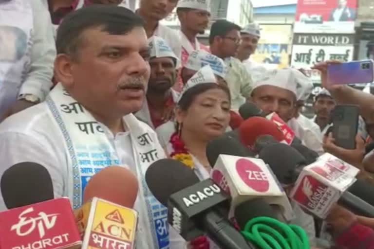 Sanjay Singh reached Khandwa for election campaign