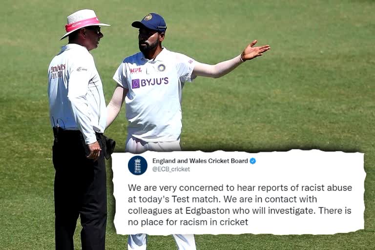 Racist abuse in crowd at Edgbaston