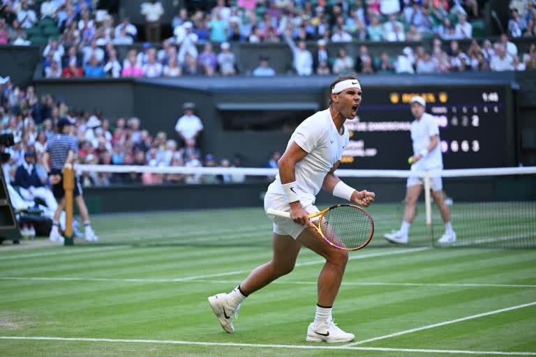 Wimbledon Nadal beats Van de Zandschulp to reach QFs  Wimbledon  rafael nadal  rafael nadal reach QFs in Wimbledon  Wimbledon 2022  Van de Zandschulp  നിക്ക് കിര്‍ഗിയോസ്  Nick Kyrgios