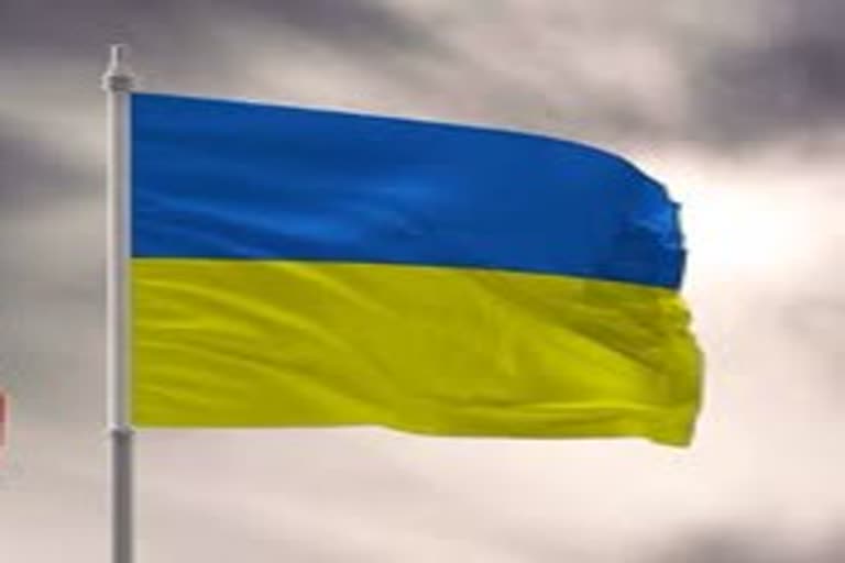 Waving the Ukrainian Flag on Snake Island