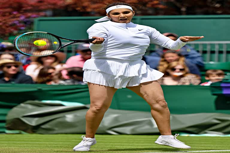 tennis news  Wimbledon 2022  Sania Mirza  Mat Pavic  mixed doubles semifinals  विंबलडन 2022  मिश्रित युगल सेमीफाइनल  सानिया मिर्जा  मेट पाविच