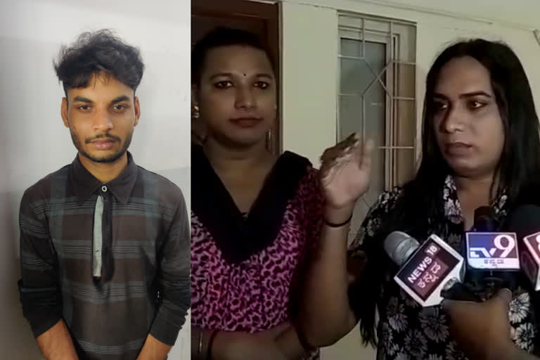 man try to rape woman beaten up by transgenders  woman was rescued by transgenders in Bangalore  man try to rape woman in Bangalore  transgenders rescued woman  പീഡിപ്പിക്കാൻ ശ്രമിച്ചയാളെ മർദിച്ച് യുവതിയെ രക്ഷപ്പെടുത്തി ട്രാൻസ്ജെൻഡറുകൾ  യുവതിയെ രക്ഷപ്പെടുത്തി ട്രാൻസ്ജെൻഡറുകൾ  യുവതിയെ പീഡിപ്പിക്കാനുള്ള ശ്രമം തടഞ്ഞ് ട്രാൻസ്ജെൻഡറുകൾ