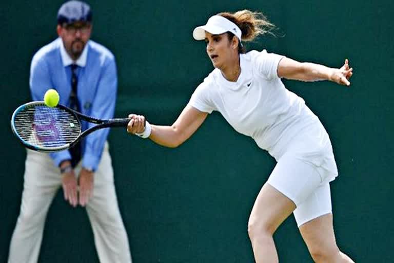 Wimbledon 2022  Sania-Pavic pair enters mixed doubles semi-finals  टेनिस  टेनिस खिलाड़ी सानिया मिर्जा  मेट पाविच  विंबलडन 2022  खेल समाचार  Tennis  Tennis Player Sania Mirza  Met Pavich  Sports News