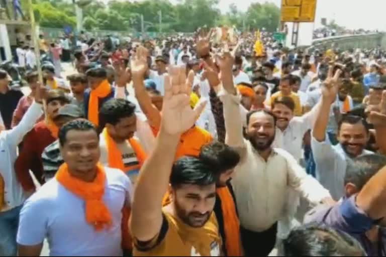 Nupur Sharma Zindabad Slogans Raised in Rally