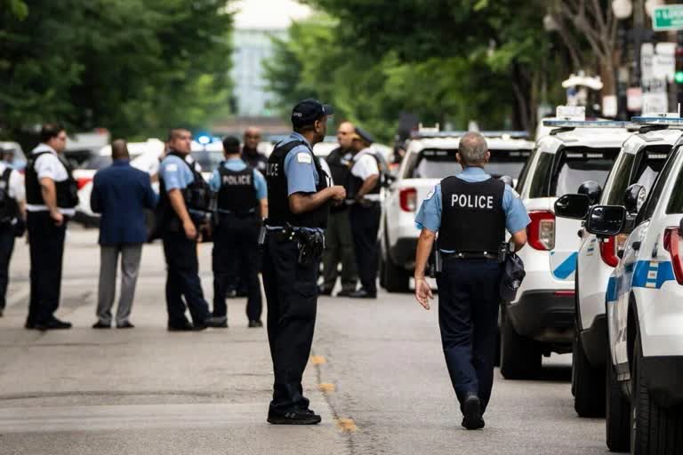 shooting at Indiana block party