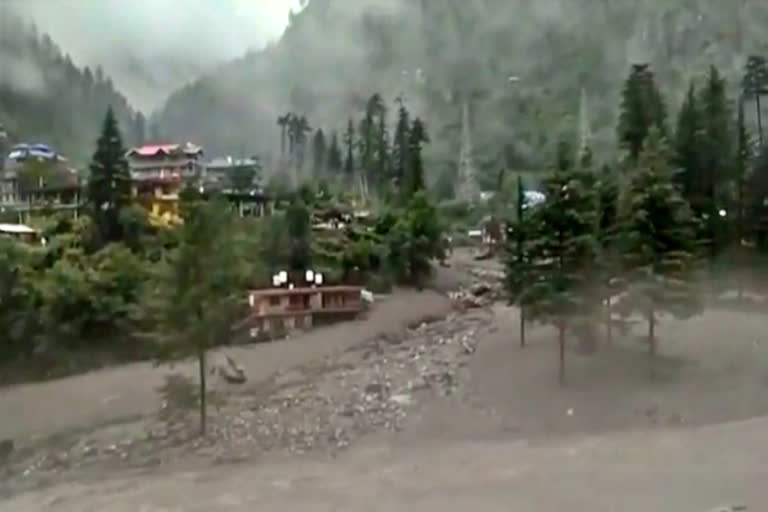 Cloudburst in kullu