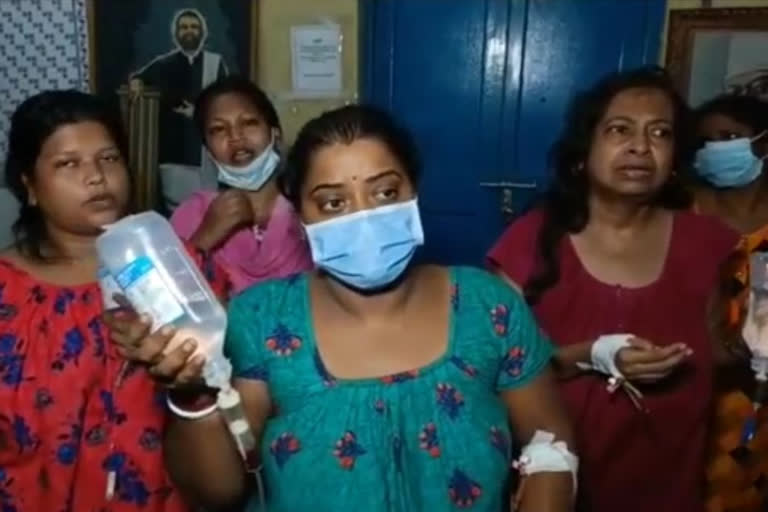 Covid Positive Patient allegedly getting treatment under general ward in Panihati State General Hospital