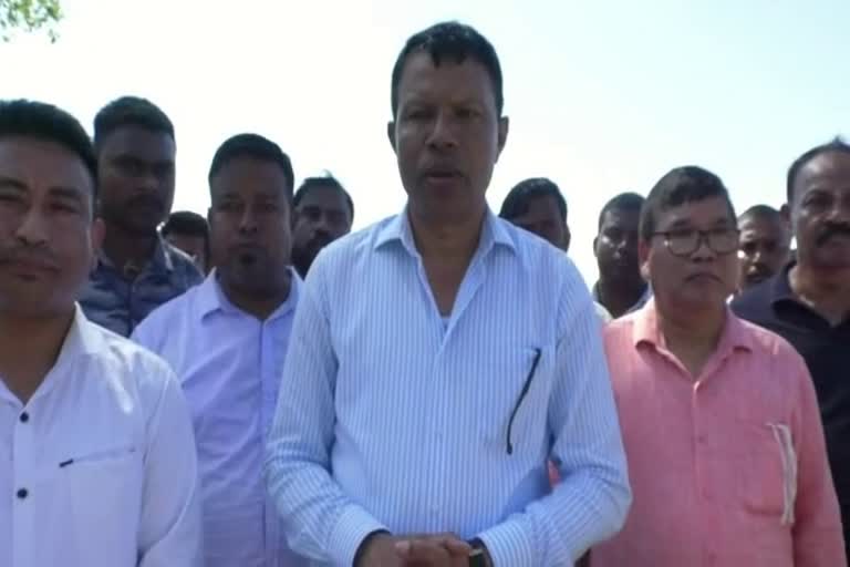 mla punakan boruah visited erosion place of chabua