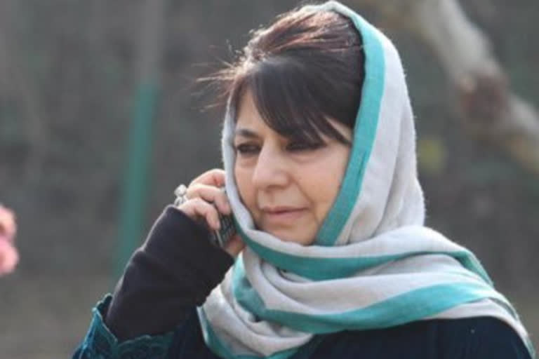 Mehbooba Lauds Forces, Families for Persuading Militants to Surrender in kulgam