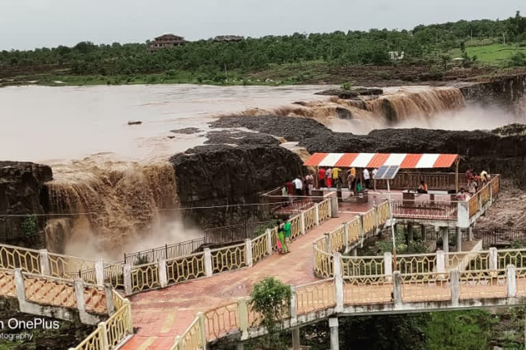 The Sahasrakund waterfall