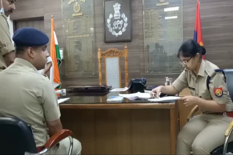 chhattisgarh police complaint ghaziabad ssp