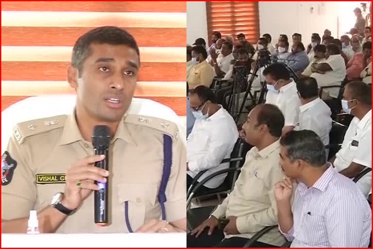 police meeting with bar and restaurant owners at vijayawada