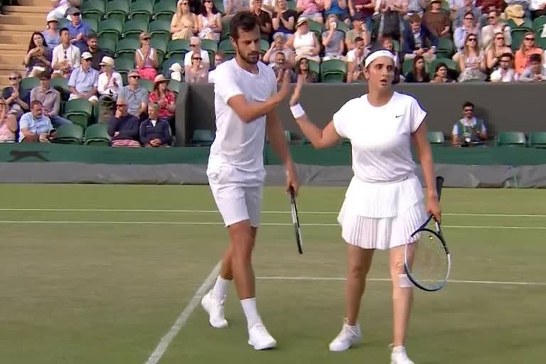 sania meerza wimbledon semi final