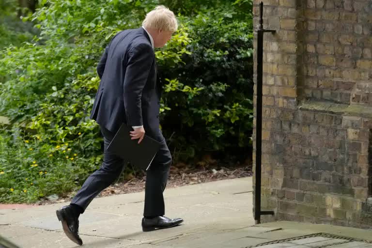 UK Prime Minister Boris Johnson resigns