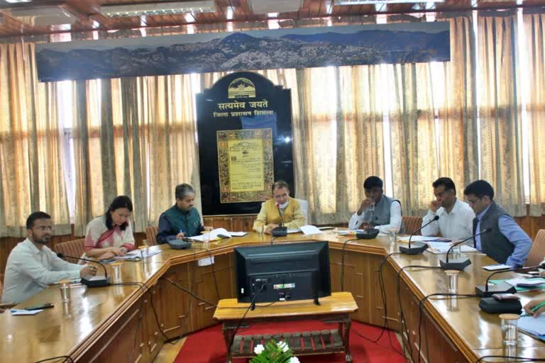 Suresh Bhardwaj held a meeting in shimla