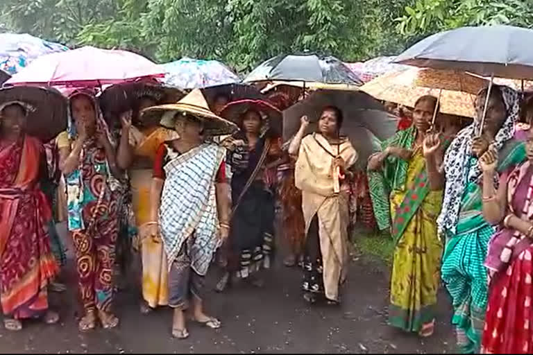 tea labour protest in sonari seeking rights due