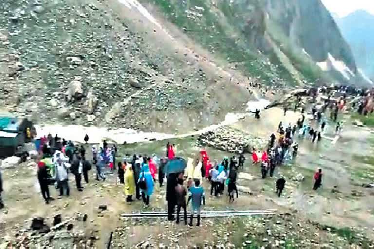 Jangaon People Stucked in Amarnath