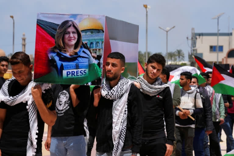 Family of Al Jazeera journalist killed in West Bank lashes out at Biden