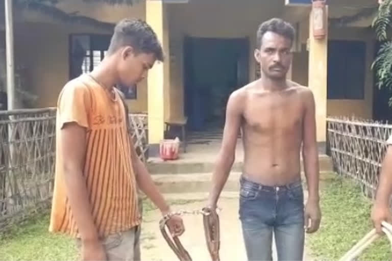 two cow thieves arrested in nalbari dhamdhama
