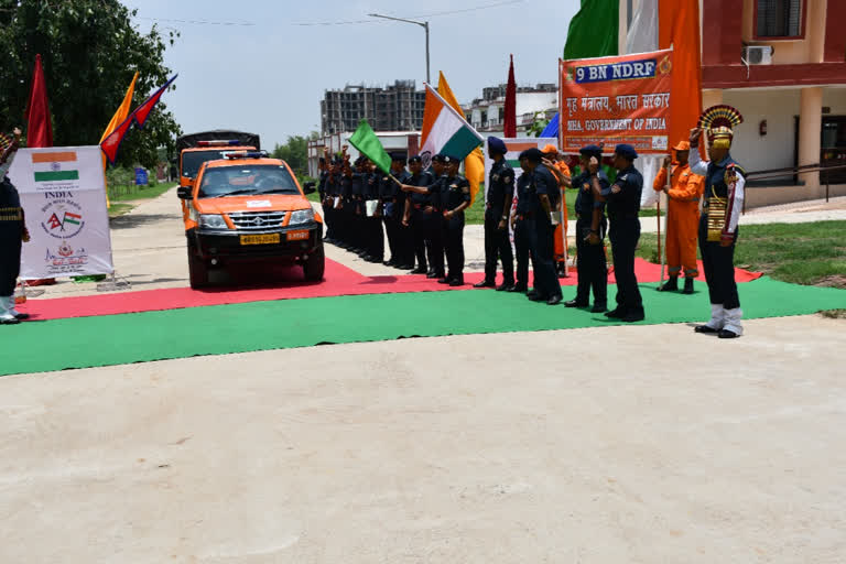 patna bihta 9th ndrf battalion sent flood relief