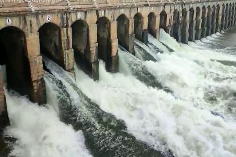 25 thousand cusec of water released from KRS reservoir to Kaveri river