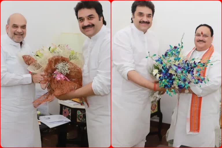 Kuldeep Bishnoi meets Amit Shah