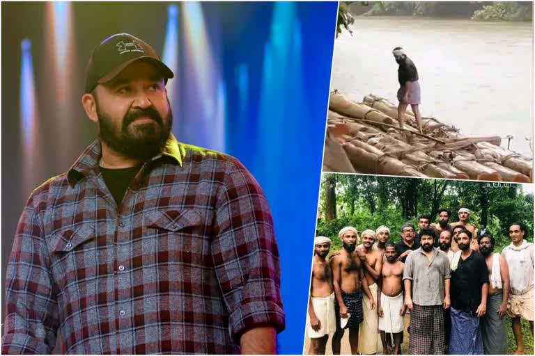 Mohanlal at Olavum Theeravum location  Mohanlal at Priyadarshan movie  Olavum Theeravum location viral video  First realistic Malayalam movie  Olavum Theeravum release