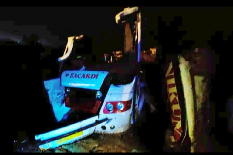 Gujarat: Two dead, 46 injured as bus falls into gorge in Dang