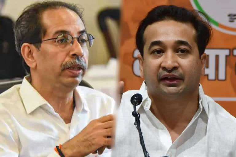 uddhav thackeray nitesh rane